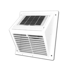 SUNWIND Solcellsdriven ventilator, vit